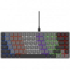 Клавиатура GamePro MK140R Red Swich Low Profile USB Dark Gray