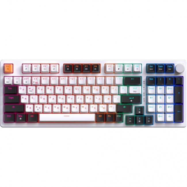 Клавиатура GamePro MK170 Outemu Red Hot-Swap Switch White