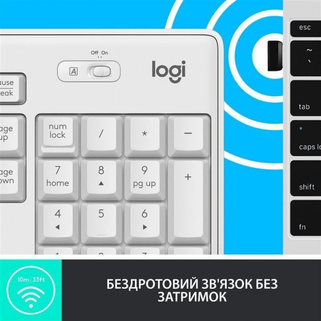 Logitech MK295 Silent Off-White UA (920-009824)