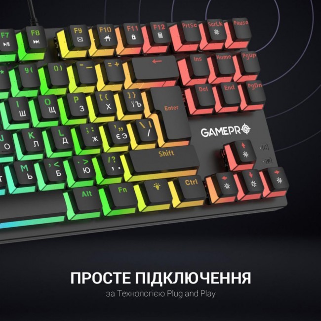 Клавиатура GamePro MK80R Red Switch