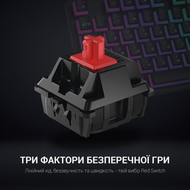 Клавиатура GamePro MK80R Red Switch