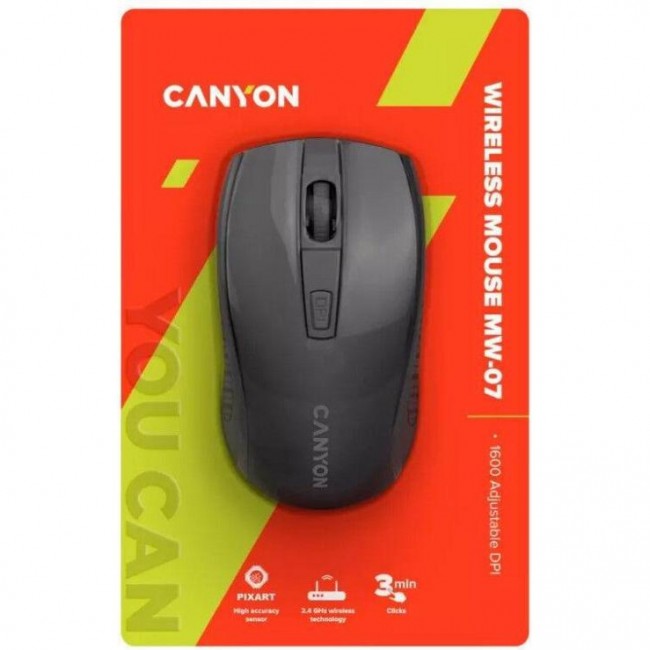 Canyon MW-7 Wireless Black (CNE-CMSW07B)