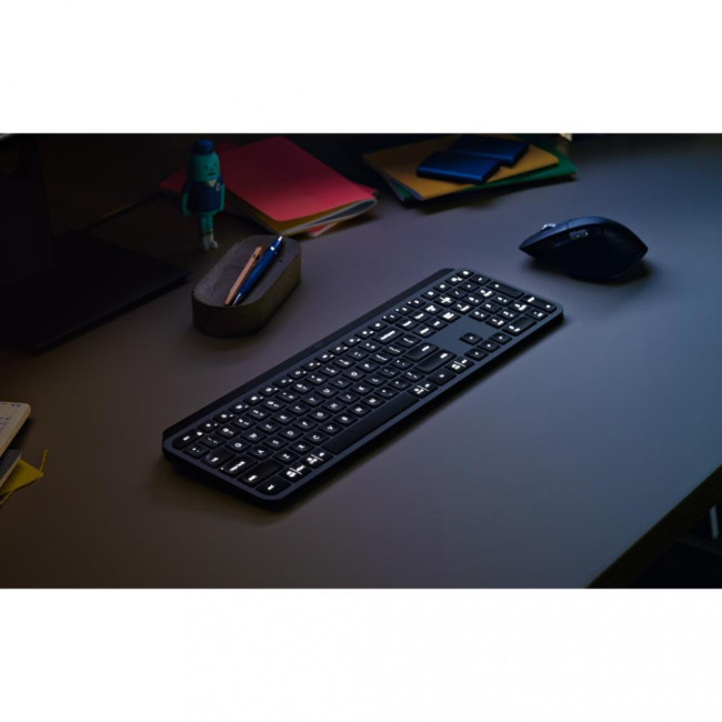 Клавіатура Logitech MX Keys for Business UA Graphite (920-010933)