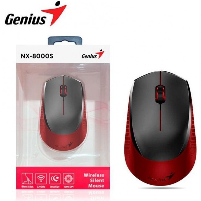 Genius NX-8000 Silent WL Red (31030025401)