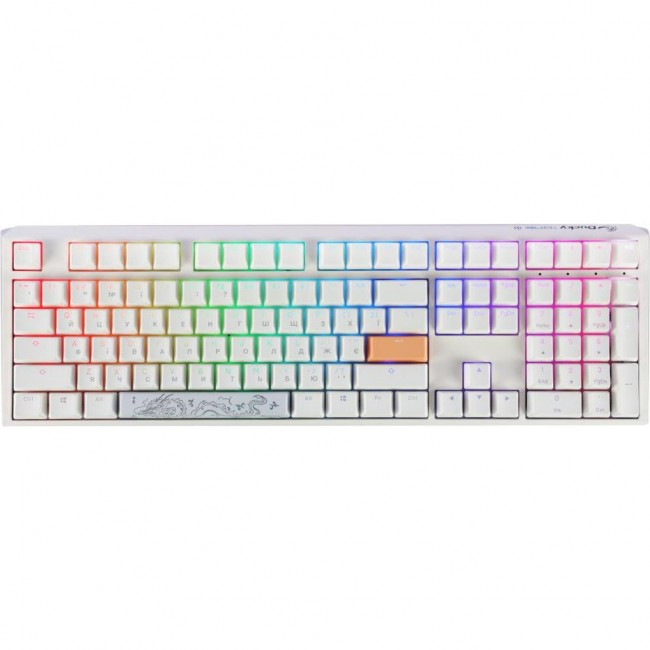 Ducky One 3 Cherry MX Blue RGB UA USB White (DKON2108ST-CUAPXPWWWSC1)