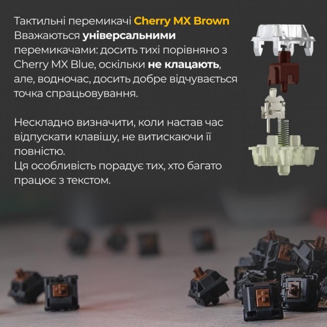 Ducky One 3 Cherry MX Brown UA USB Cream (DKON2108-BUAPXМAEGGC1)