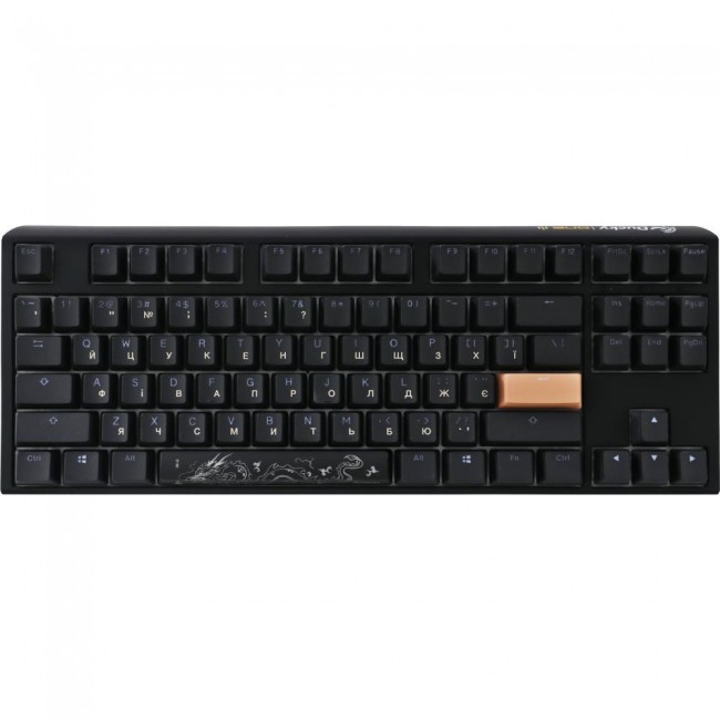 Ducky One 3 TKL Cherry MX Silent Red RGB UA USB Black (DKON2187ST-SUAPXCLAWSC1)