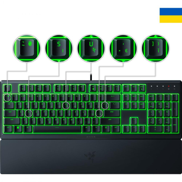 Клавиатура Razer Ornata V3 X UKR (RZ03-04471900-R371)