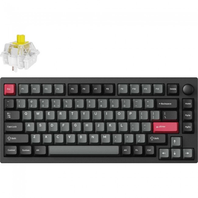 Lemokey P1 Pro Keychron Super Banana Carbon Black (P1P-M4-UA)