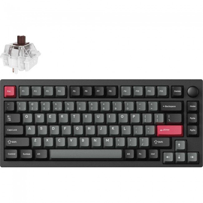 Lemokey P1 Pro Keychron Super Brown Carbon Black (P1P-M3-UA)