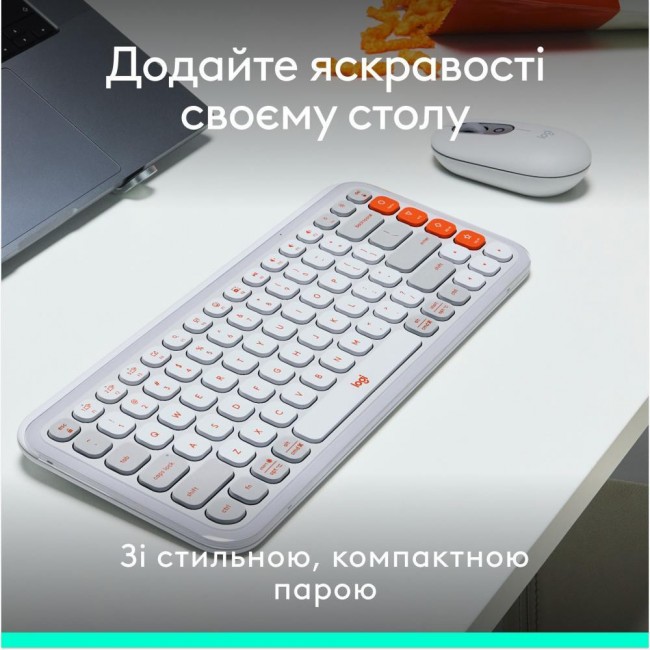Logitech POP Icon Combo Off-White (920-013141)