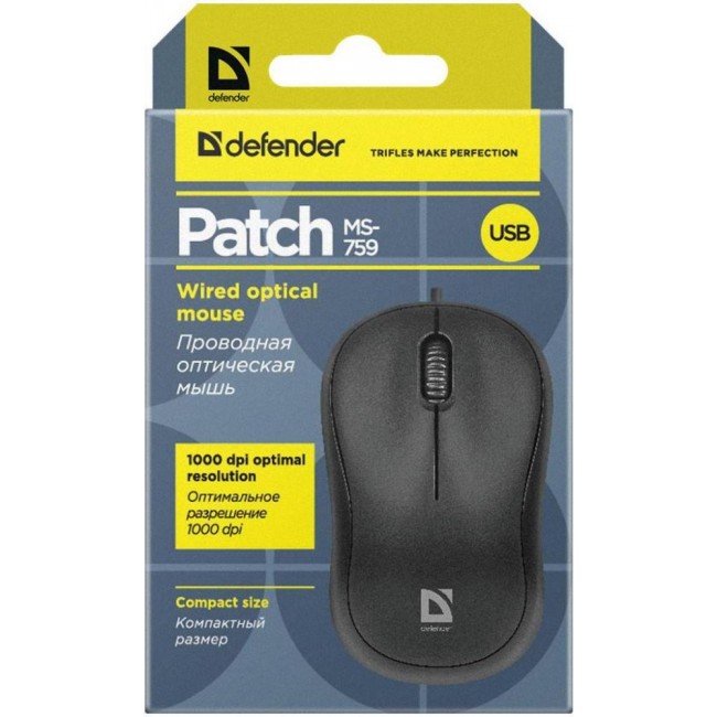 Defender Patch MS-759 Black (52759)