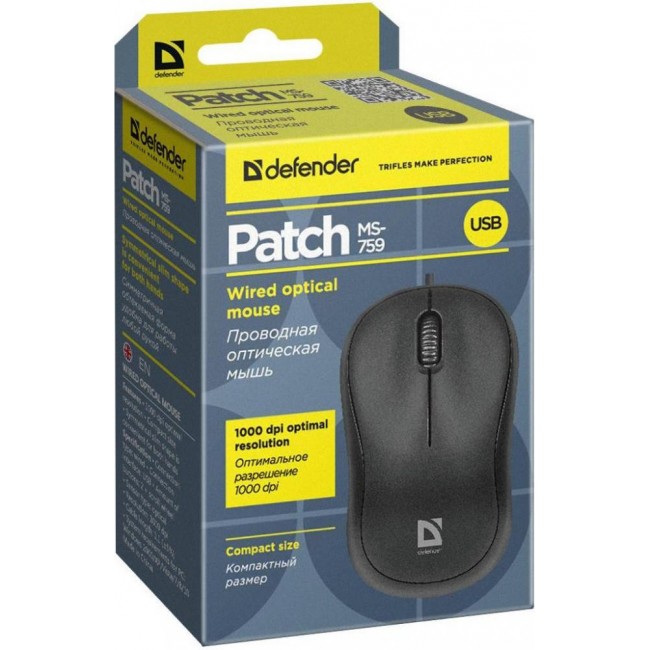 Defender Patch MS-759 Black (52759)