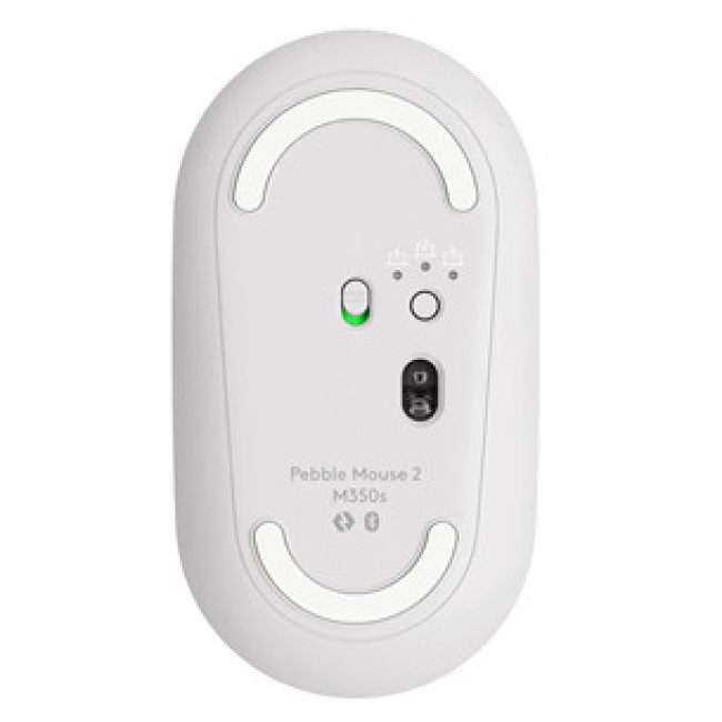 Мышь Logitech Pebble Mouse 2 M350s Tonal White (910-007013)