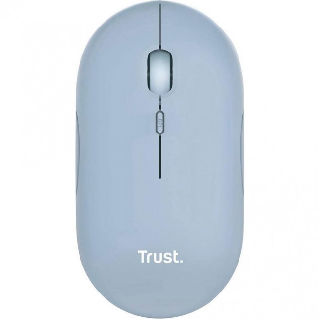 Trust Puck Rechargeable Ultra-Thin BT WL Silent Blue (24126)