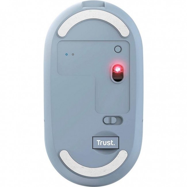 Trust Puck Rechargeable Ultra-Thin BT WL Silent Blue (24126)