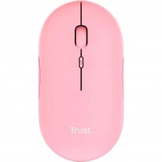 Trust Puck Rechargeable Ultra-Thin BT WL Silent Pink (24125)
