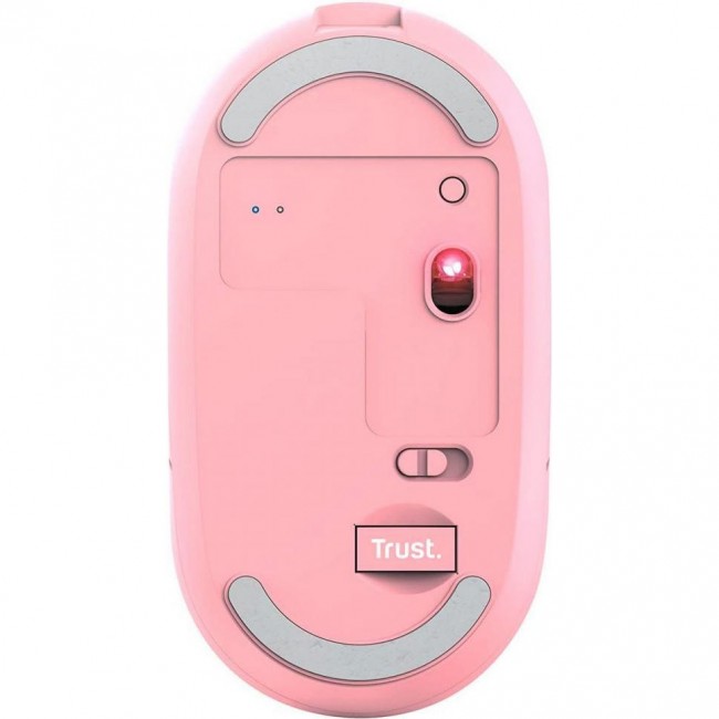 Trust Puck Rechargeable Ultra-Thin BT WL Silent Pink (24125)
