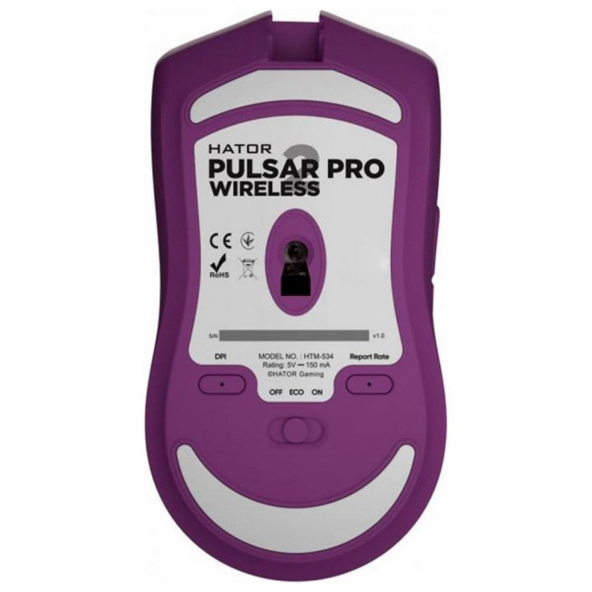 Мышь HATOR Pulsar 2 PRO Wireless Lilac (HTM-534)