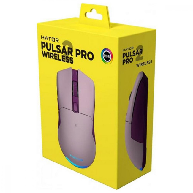 Мышь HATOR Pulsar 2 PRO Wireless Lilac (HTM-534)