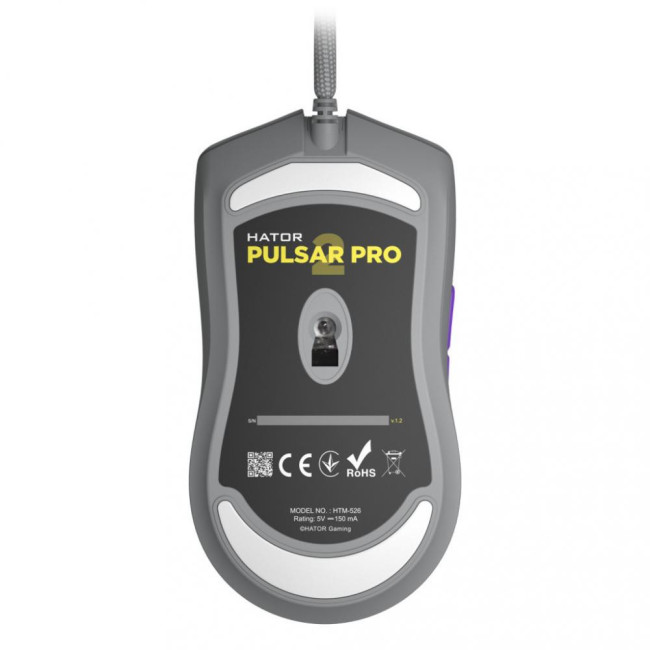 Миша HATOR Pulsar 2 Pro USB Titanium (HTM-526)