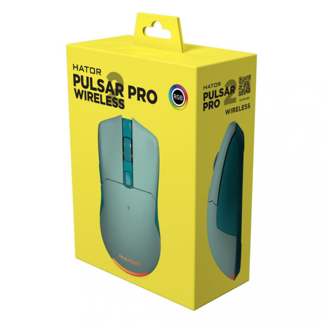 Мышь HATOR Pulsar 2 Pro Wireless Mint (HTM-533)