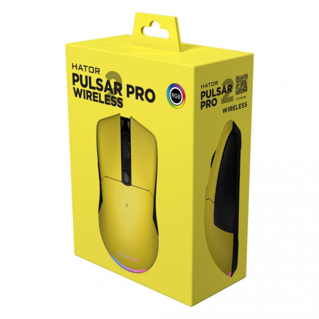 HATOR Pulsar 2 Pro Wireless Yellow (HTM-532)