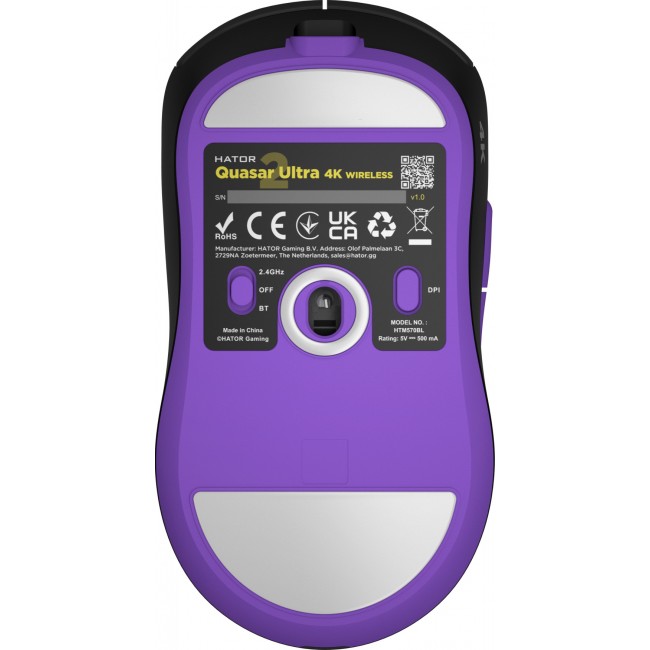 HATOR Quasar 2 Ultra 4K Wireless Black/Lilac (HTM570BL)