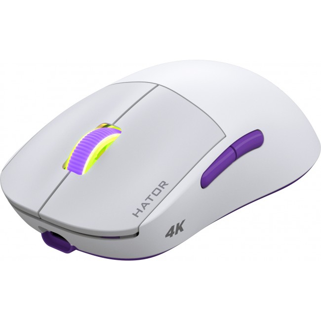 Компьютерная мышь HATOR Quasar 2 Ultra 4K Wireless White/Lilac (HTM571WL)