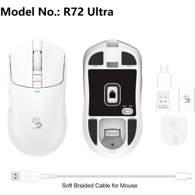 Bloody R72 Ultra White