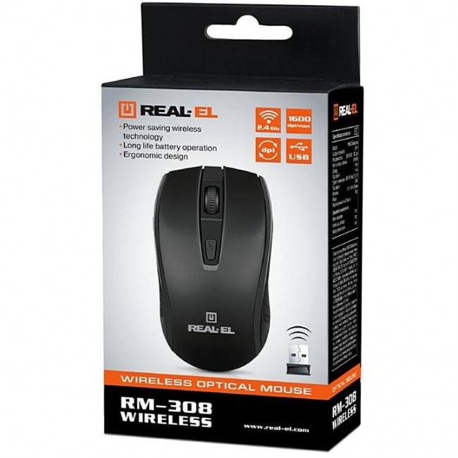 REAL-EL RM-308 Black (EL123200033)