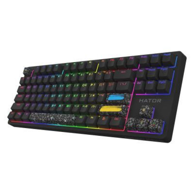 Клавіатура HATOR Rockfall 2 Mecha TKL Authentic Edition Black (HTK-530)