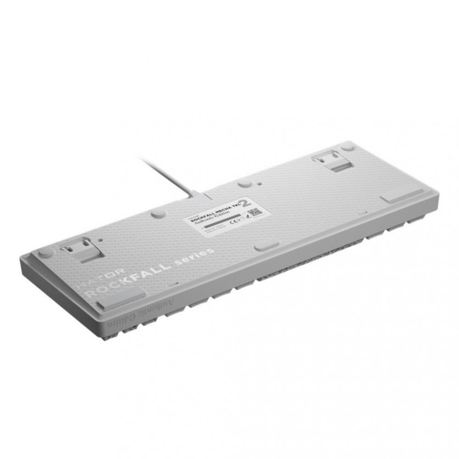 Клавіатура HATOR Rockfall 2 Mecha TKL Authentic Edition White (HTK-531)