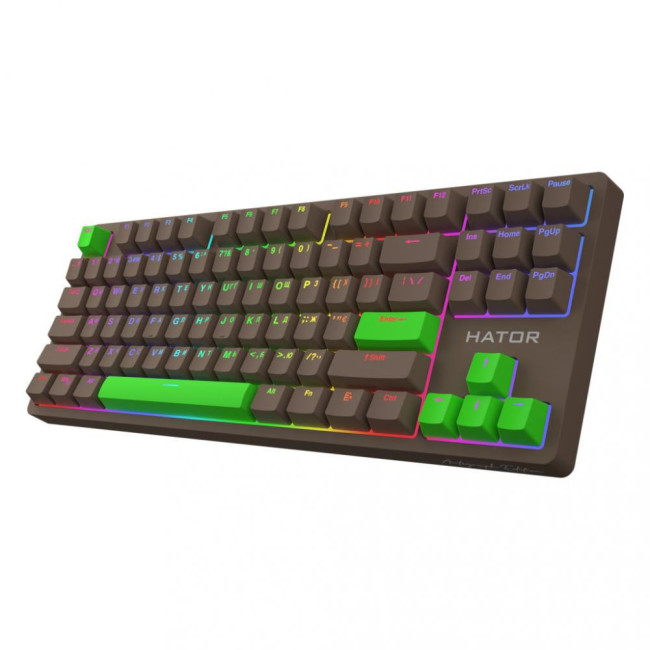Клавіатура HATOR Rockfall 2 Mecha TKL Autograph Edition Choco (HTK-527)