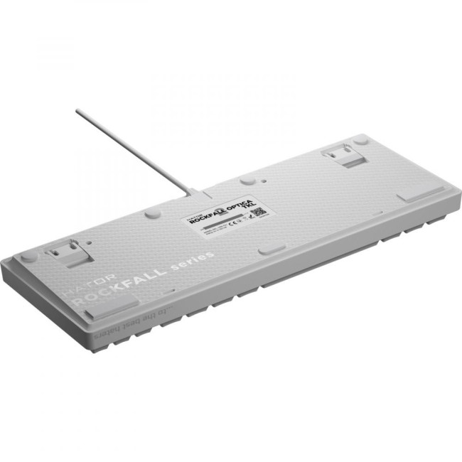 Клавиатура HATOR Rockfall 2 Optica TKL Black White (HTK-731)