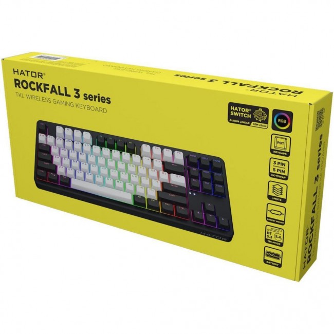 HATOR Rockfall 3 TKL Black (HTK850UA)