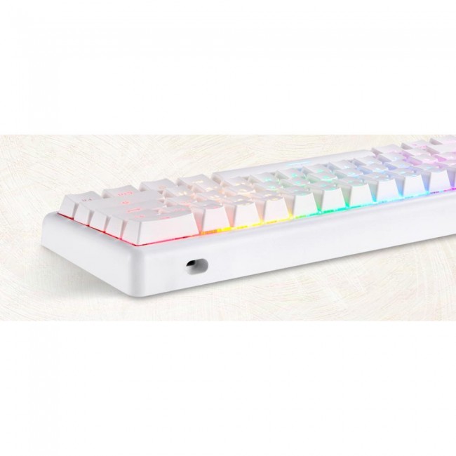 Клавиатура Motospeed SK66 Gateron Blue Hot Swap White (mtsk66wmb)