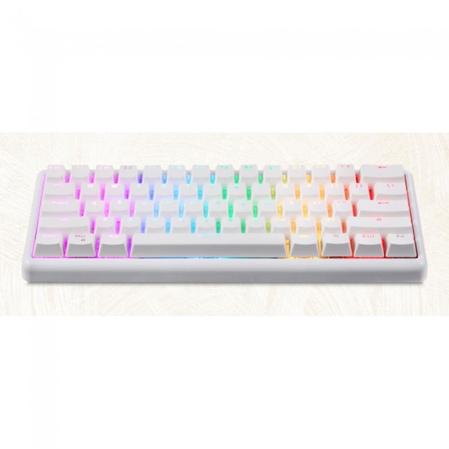 Клавиатура Motospeed SK66 Gateron Blue Hot Swap White (mtsk66wmb)