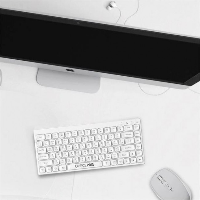 OfficePro SK955W Wireless/Bluetooth White