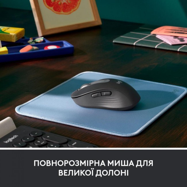 Logitech Signature M650 L Wireless Mouse for Business Graphite (910-006348)