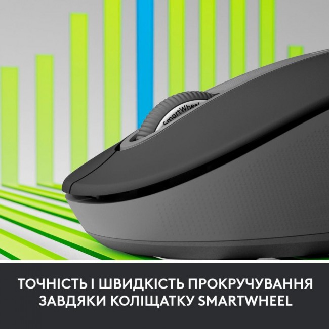 Logitech Signature M650 L Wireless Mouse for Business Graphite (910-006348)