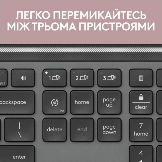 Беспроводная клавиатура и мышь Logitech Signature Slim Combo MK950 for Business Graphite (920-012508)