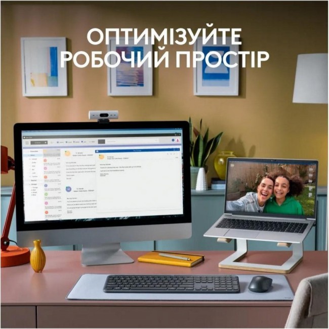 Беспроводная клавиатура и мышь Logitech Signature Slim Combo MK950 for Business Graphite (920-012508)