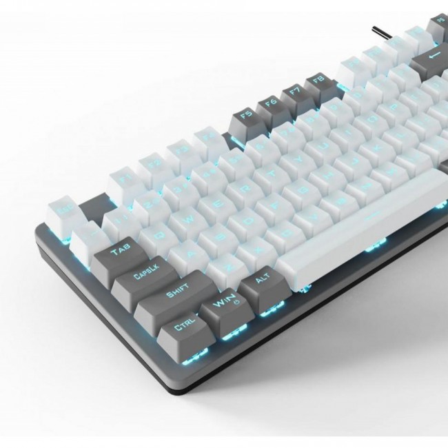 AULA Wind F3287 Mechanical Grey/White KRGD Blue USB EN/UA (6948391240954)