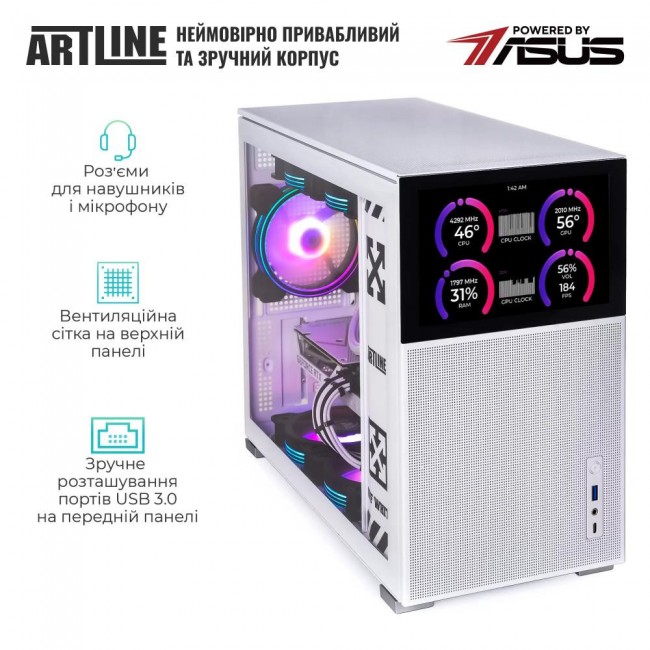 ARTLINE Gaming D31WHITE (D31WHITEv120Win)