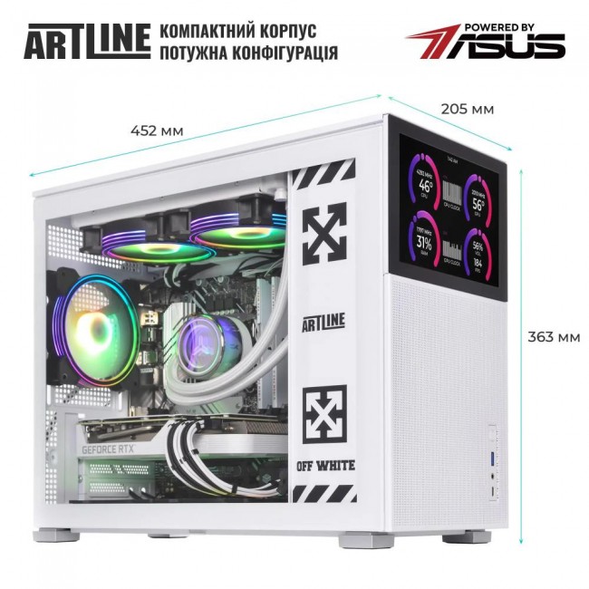 ARTLINE Gaming D31WHITE (D31WHITEv120Win)