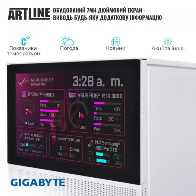 ARTLINE Gaming D31WHITE (D31WHITEv118Win)
