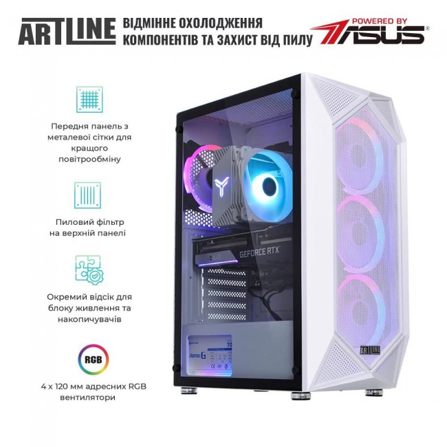 ARTLINE Gaming X49WHITE (X49WHITEv63Win)