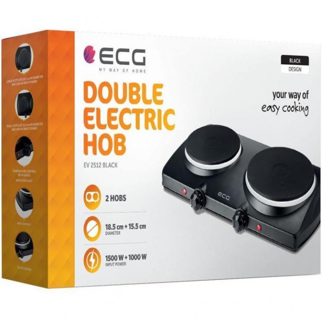 ECG EV 2512 Black
