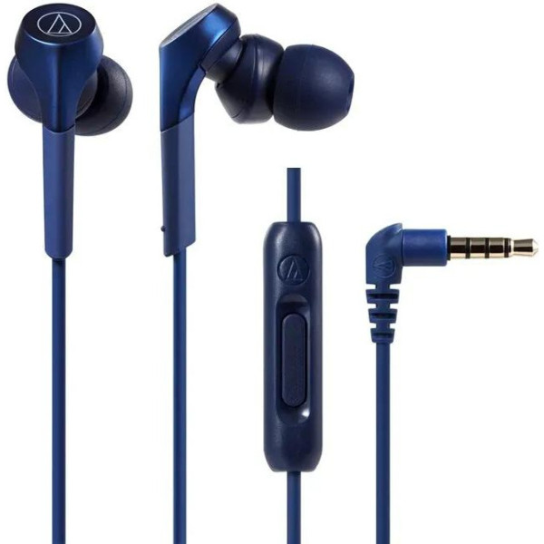 Наушники с микрофоном Audio-Technica ATH-CKS550XIS Blue